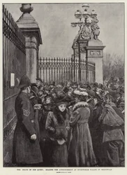 Der Tod der Königin, Verkündung am Mittwoch am Buckingham Palace